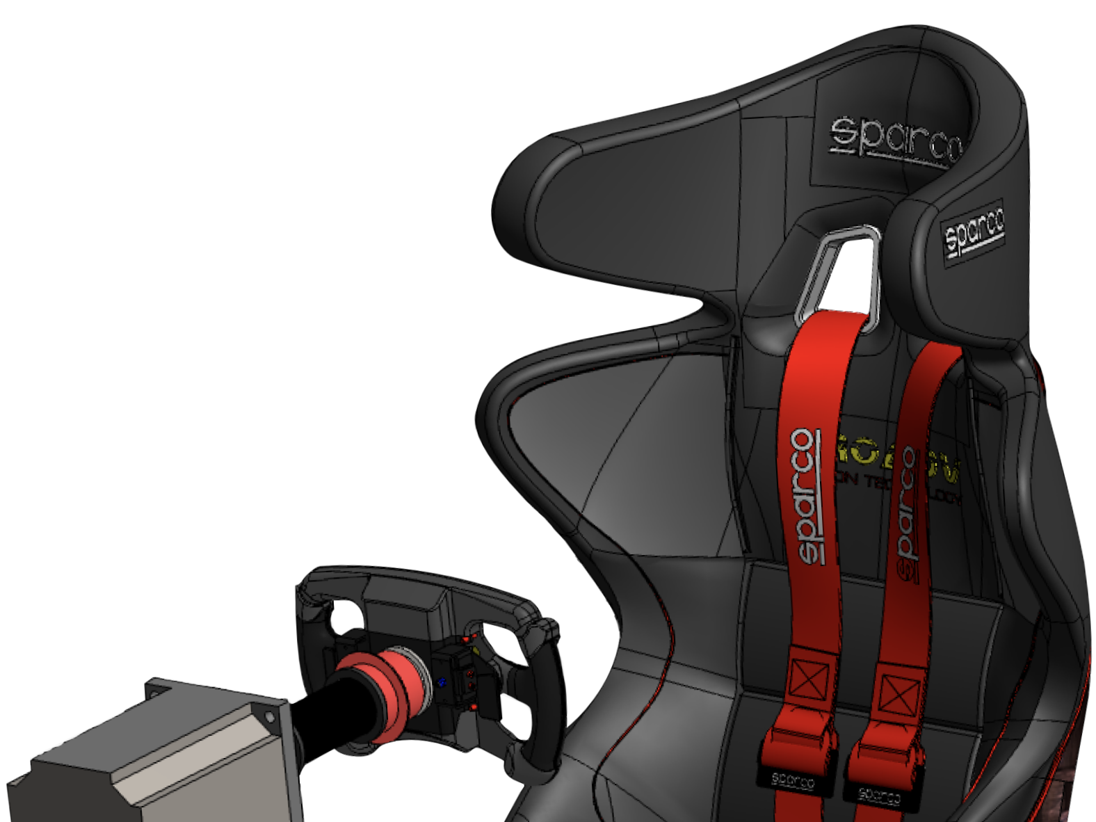 alien v1 GT - farasimtech - postazione simulatore di guida gt